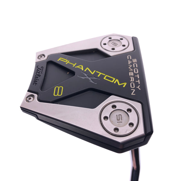 Used Scotty Cameron Phantom X 8 Putter / 34.0 Inches - Replay Golf 