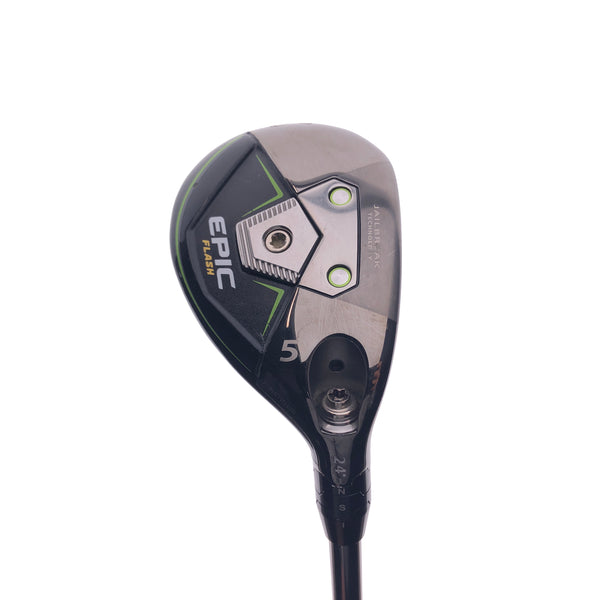 Used Callaway Epic Flash 5 Hybrid / 24 Degrees / Regular Flex - Replay Golf 