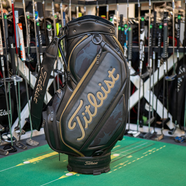Used Titleist Midsize Tour Staff Black Camo Bag - Replay Golf 