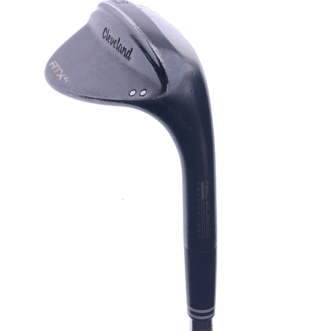 Used Cleveland RTX 4 Black Satin Sand Wedge / 54.0 Degrees / Stiff Flex - Replay Golf 