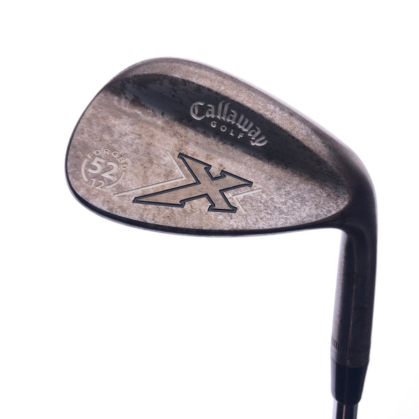 Used TOUR ISSUE Callaway X Forged Raw Gap Wedge / 52.0 Degrees / TX Flex - Replay Golf 