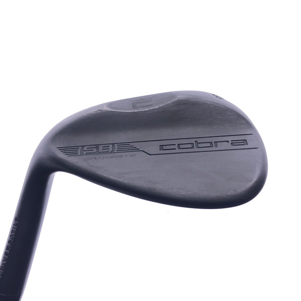 Used Cobra Snakebite 2023 Black Gap Wedge / 52 Degree / Stiff / Left-Handed - Replay Golf 