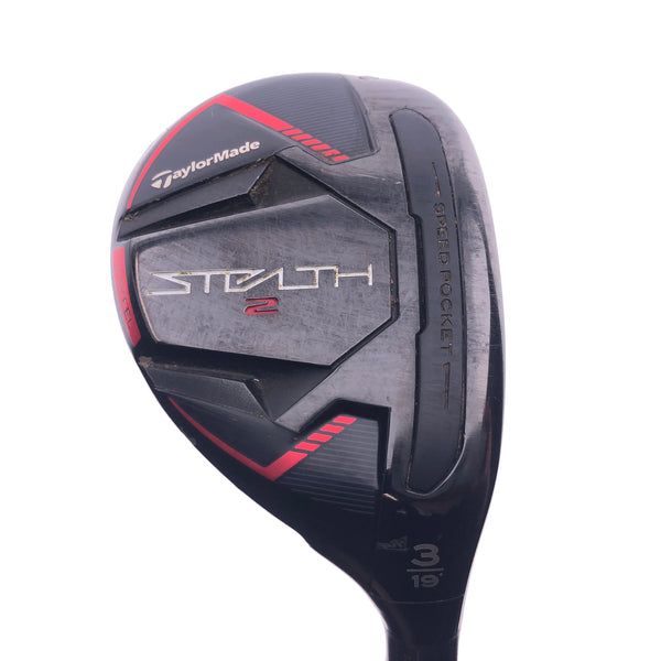 Used TaylorMade Stealth 2 3 Hybrid / 19 Degrees / Stiff Flex - Replay Golf 