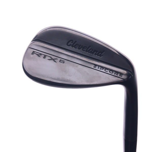 Used Cleveland RTX 6 ZipCore Black Satin Sand Wedge / 56.0 Degrees / Wedge Flex - Replay Golf 
