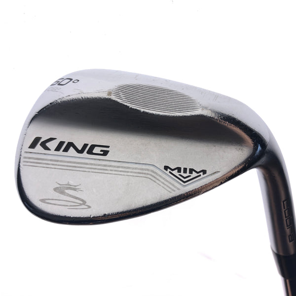 Used Cobra KING MIM Lob Wedge / 60.0 Degrees / Regular Flex - Replay Golf 