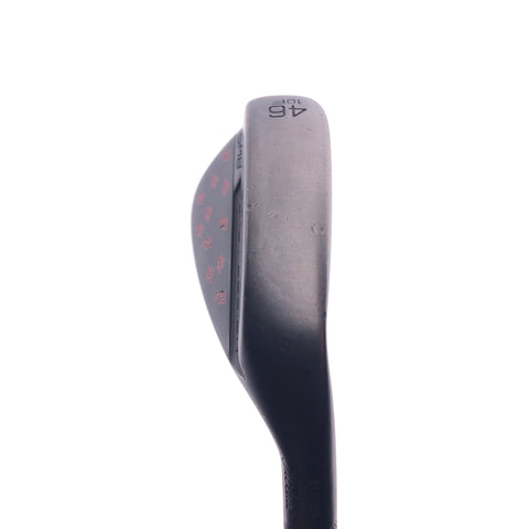 Used Titleist Vokey SM8 Jet Black Pitching Wedge / 46.0 Degrees / Regular Flex - Replay Golf 