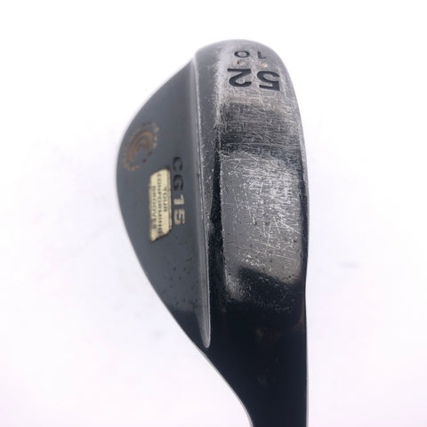 Used Cleveland CG15 Black Pearl Gap Wedge / 52.0 Degrees / Wedge Flex - Replay Golf 