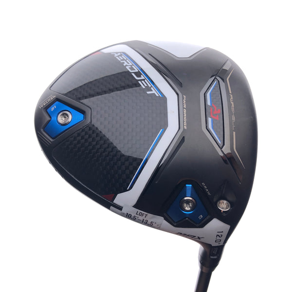 Used Cobra AeroJet Max Driver / 12.0 Degrees / Stiff Flex - Replay Golf 