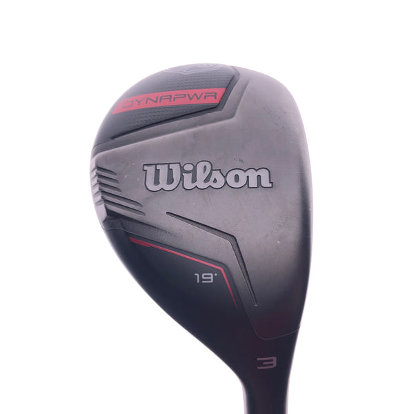 Used Wilson Dynapower 3 Hybrid / 19 Degrees / Stiff Flex - Replay Golf 
