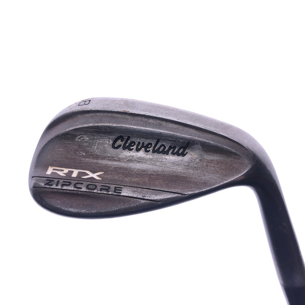 Used Cleveland RTX ZipCore Raw Lob Wedge / 58.0 Degrees / Wedge Flex - Replay Golf 