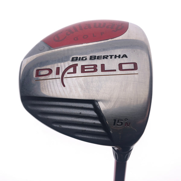 Used Callaway Big Bertha Diablo 3 Fairway Wood / 15 Degrees / Regular Flex - Replay Golf 