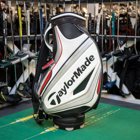Used TaylorMade White / Grey / Red Tour Bag - Replay Golf 