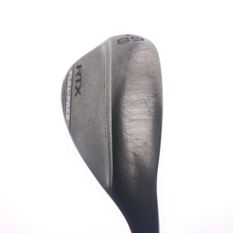 Used Cleveland RTX Zipcore Full Face Lob Wedge / 58.0 Degrees / Wedge Flex - Replay Golf 