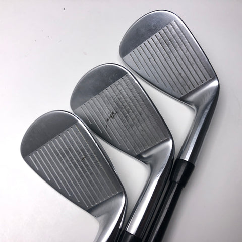 Used Titleist 620 CB Iron Set / 5 - PW / Stiff Flex / Left-Handed - Replay Golf 