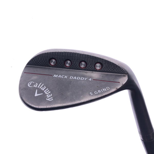 Used Callaway Mack Daddy 4 Black Sand Wedge / 54.0 Degrees / Stiff Flex - Replay Golf 