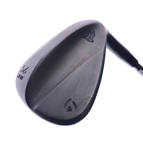 Used TaylorMade Milled Grind 3 Black Sand Wedge / 56.0 Degrees / Stiff Flex - Replay Golf 