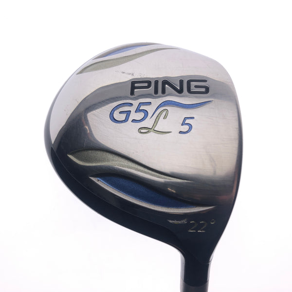 Used Ping G5 Ladies 5 Fairway Wood / 22 Degrees / Ladies Flex - Replay Golf 