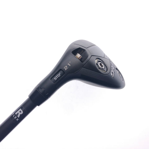Used Cobra KING TEC 4 Hybrid / 21 Degrees / Regular Flex / Left-Handed - Replay Golf 