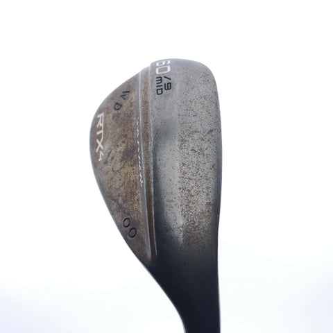 Used Cleveland RTX 4 Tour Raw Lob Wedge / 60.0 Degrees / Wedge Flex - Replay Golf 