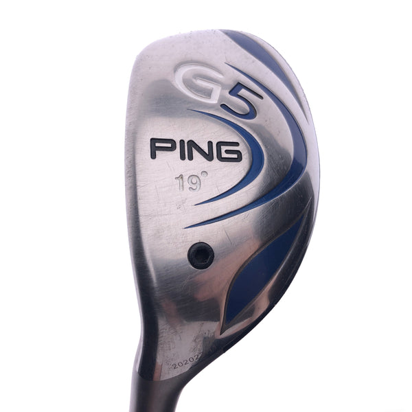 Used Ping G5 3 Hybrid / 19 Degrees / Stiff Flex / Left-Handed - Replay Golf 