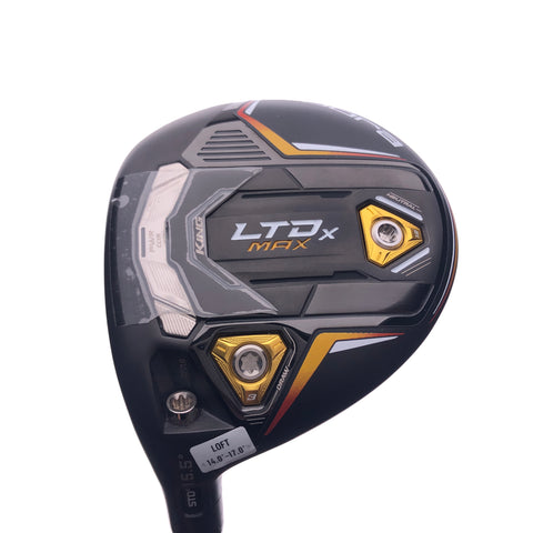 Used Cobra LTDx Max 3 Fairway / 15.5 Degrees / HZRDUS Stiff Flex / Left-Handed - Replay Golf 