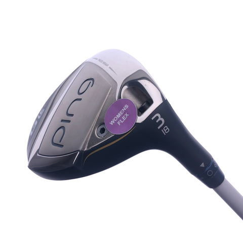 Used Ping GLE 3 3 Fairway Wood / 18 Degrees / Ladies Flex - Replay Golf 