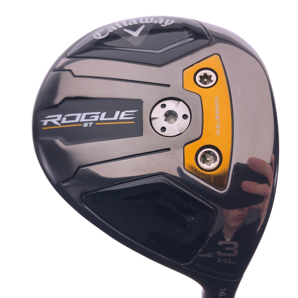 Used TOUR ISSUE Callaway Rogue ST TD 3 HL Fairway Wood / 16.5 Degrees / TX Flex - Replay Golf 