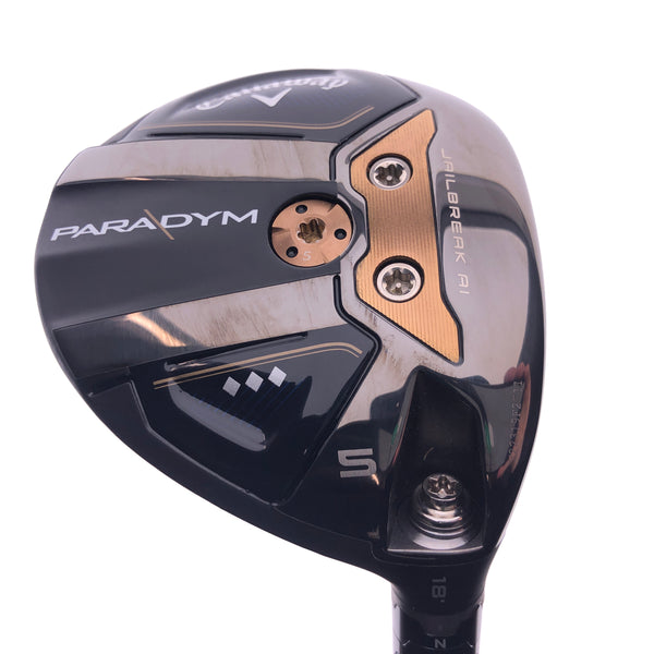 Used Callaway Paradym Triple Diamond 5 Fairway Wood / 18 Degrees / Regular Flex
