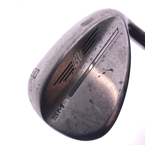Used Titleist SM9 RAW Lob Wedge / 60.0 Degrees / X-Stiff Flex - Replay Golf 