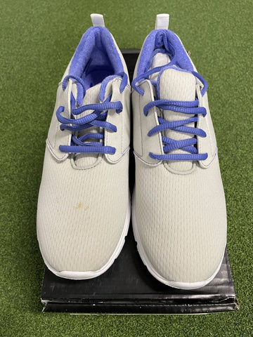 Footjoy Ladies enJoy Golf Shoes 95708K / Light Grey / Size UK 5 WIDE - Replay Golf 