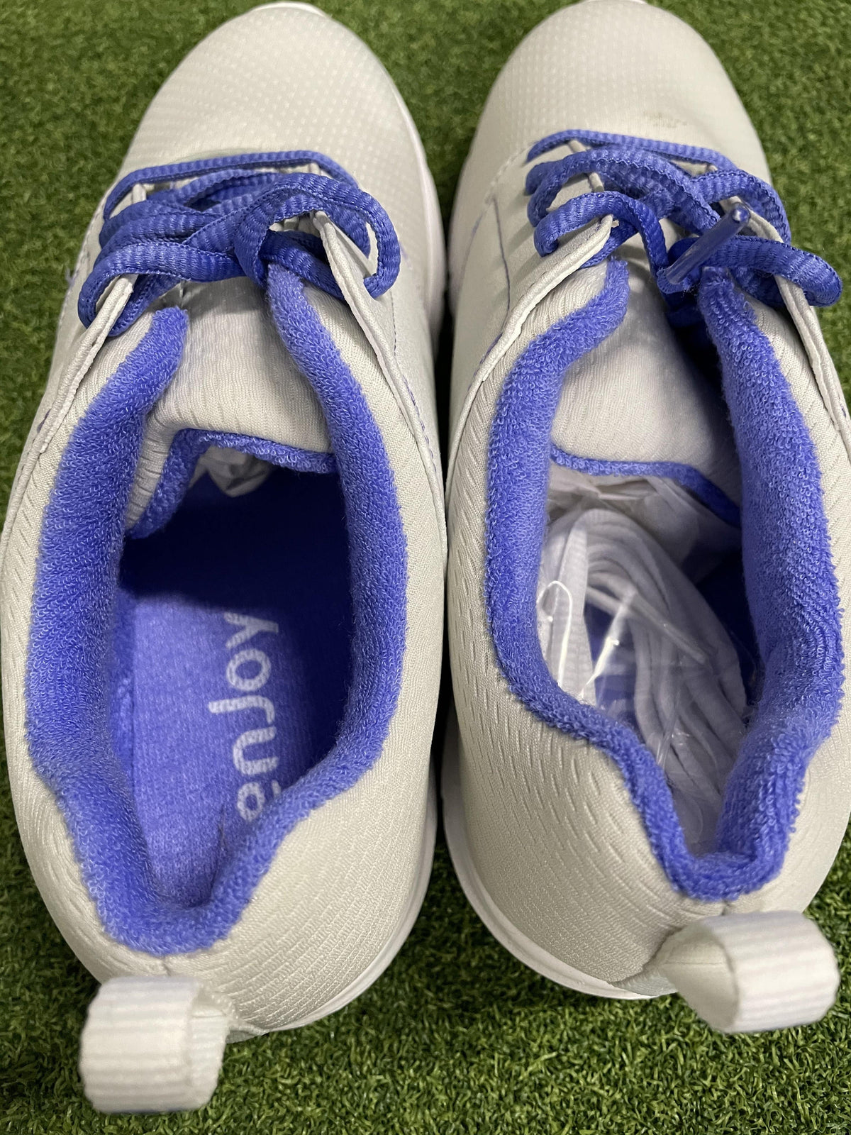 Footjoy Ladies enJoy Golf Shoes 95708K / Light Grey / Size UK 6 WIDE - Replay Golf 