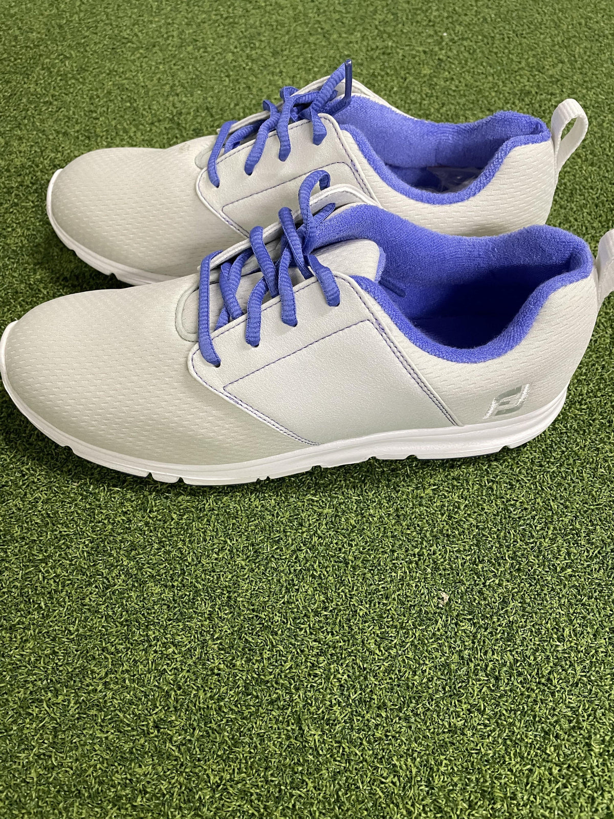Footjoy Ladies enJoy Golf Shoes 95708K / Light Grey / Size UK 6 WIDE - Replay Golf 